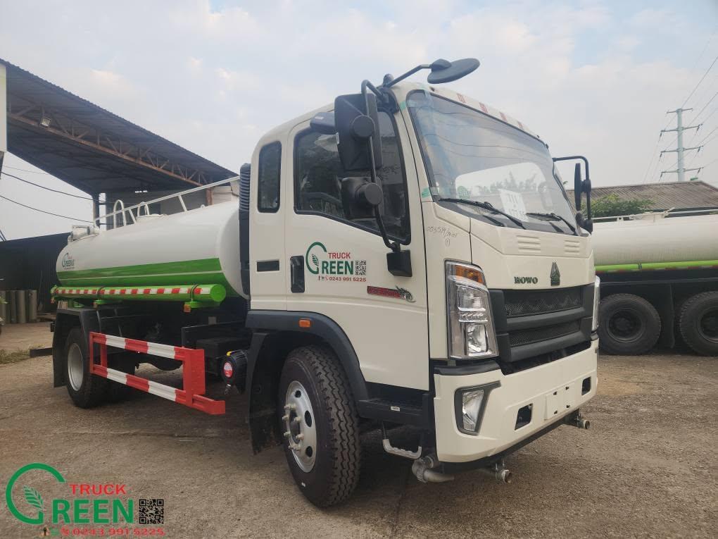 Xe phun nước rửa đường 9 khối Howo