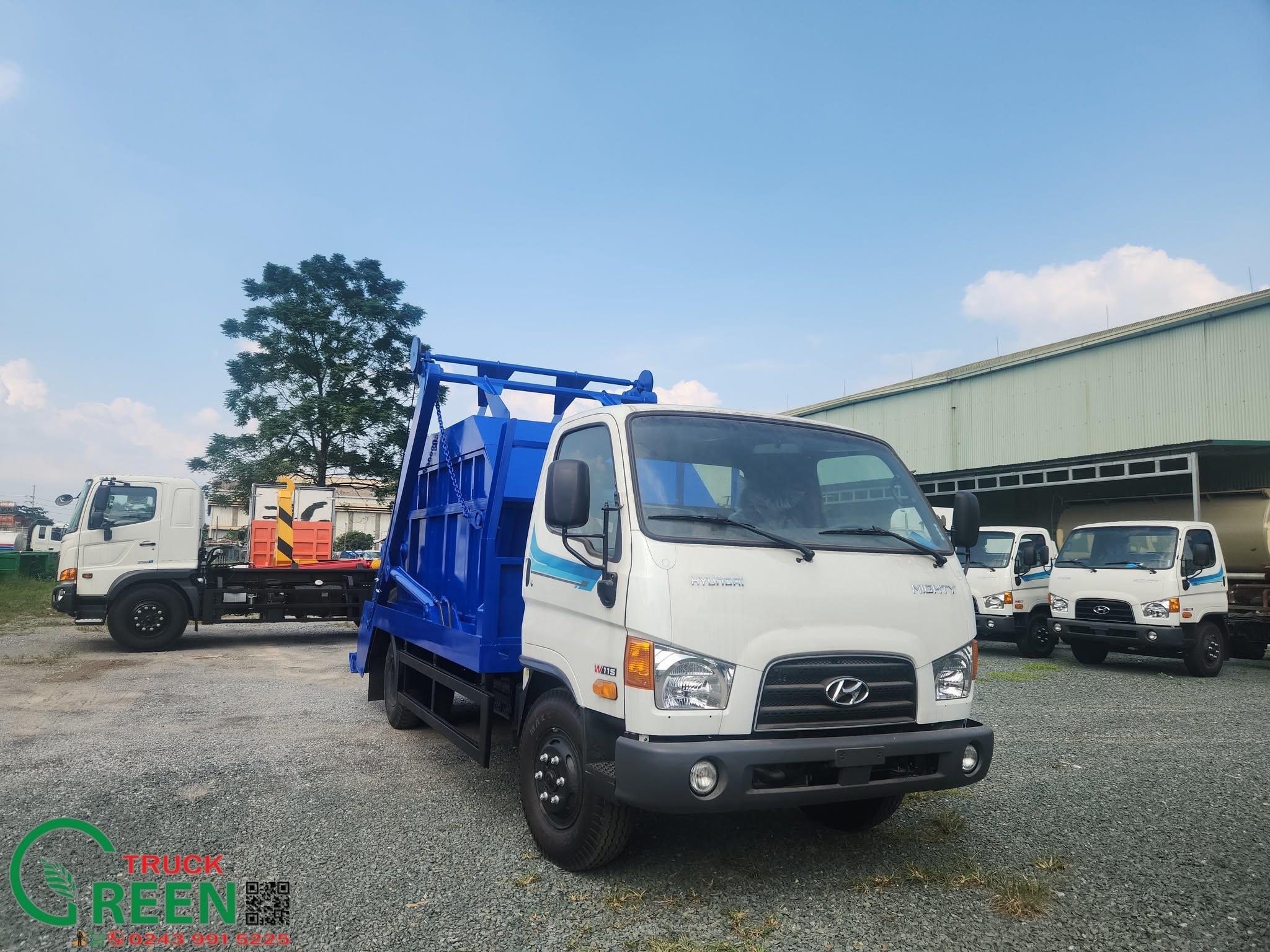 Xe chở bùn 4.5 khối Hyundai - Greentruck
