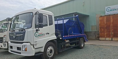 Xe chở bùn 8 khối Dongfeng - Greentruck