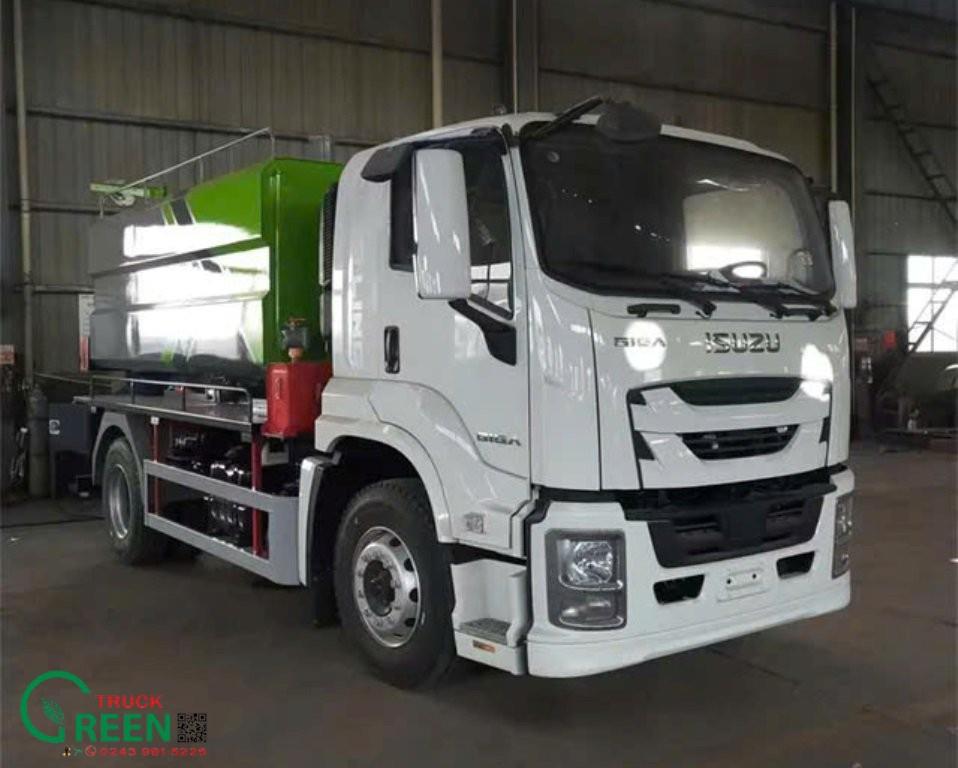 Xe thông tắc cống 8 khối Isuzu Giga 