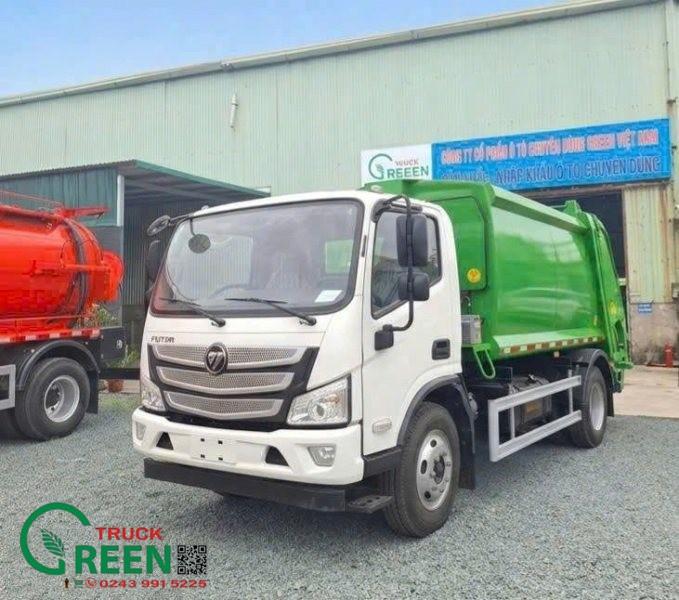 Xe cuốn ép rác 9 khối FOTON AUMARK /GREENTRUCK