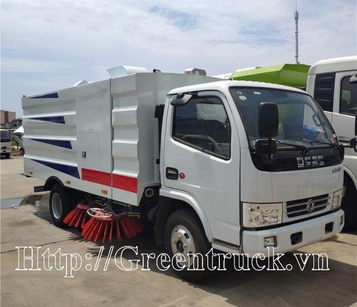 Xe quét rác hút bụi đường 3 khối Dongfeng