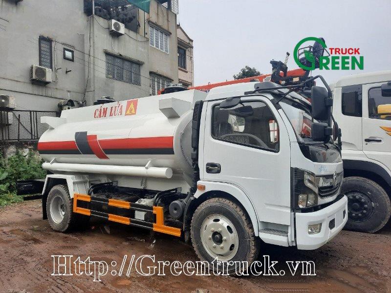 Xe téc chở xăng dầu 8 khối Dongfeng 