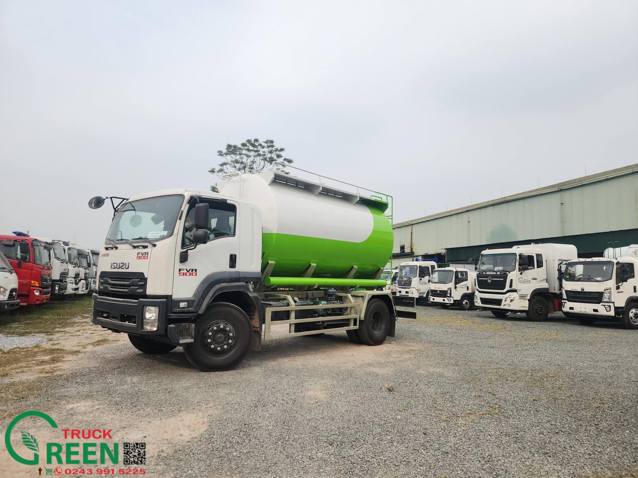 Xe chở thức ăn chăn nuôi 14 khối Isuzu 