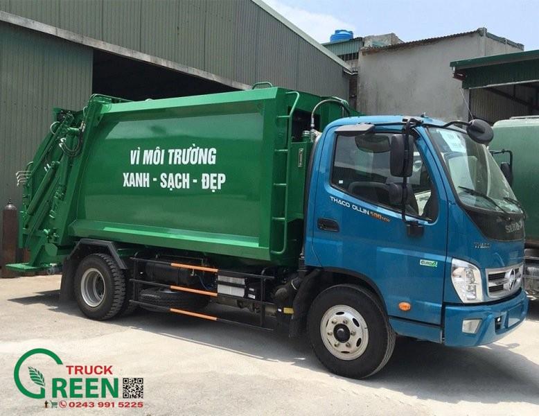 Xe cuốn ép rác 10 khối Ollin 700 E4