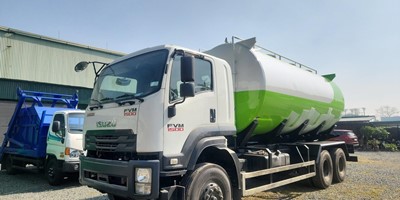 Xe chở thức ăn chăn nuôi 22 khối Isuzu - Greentruck
