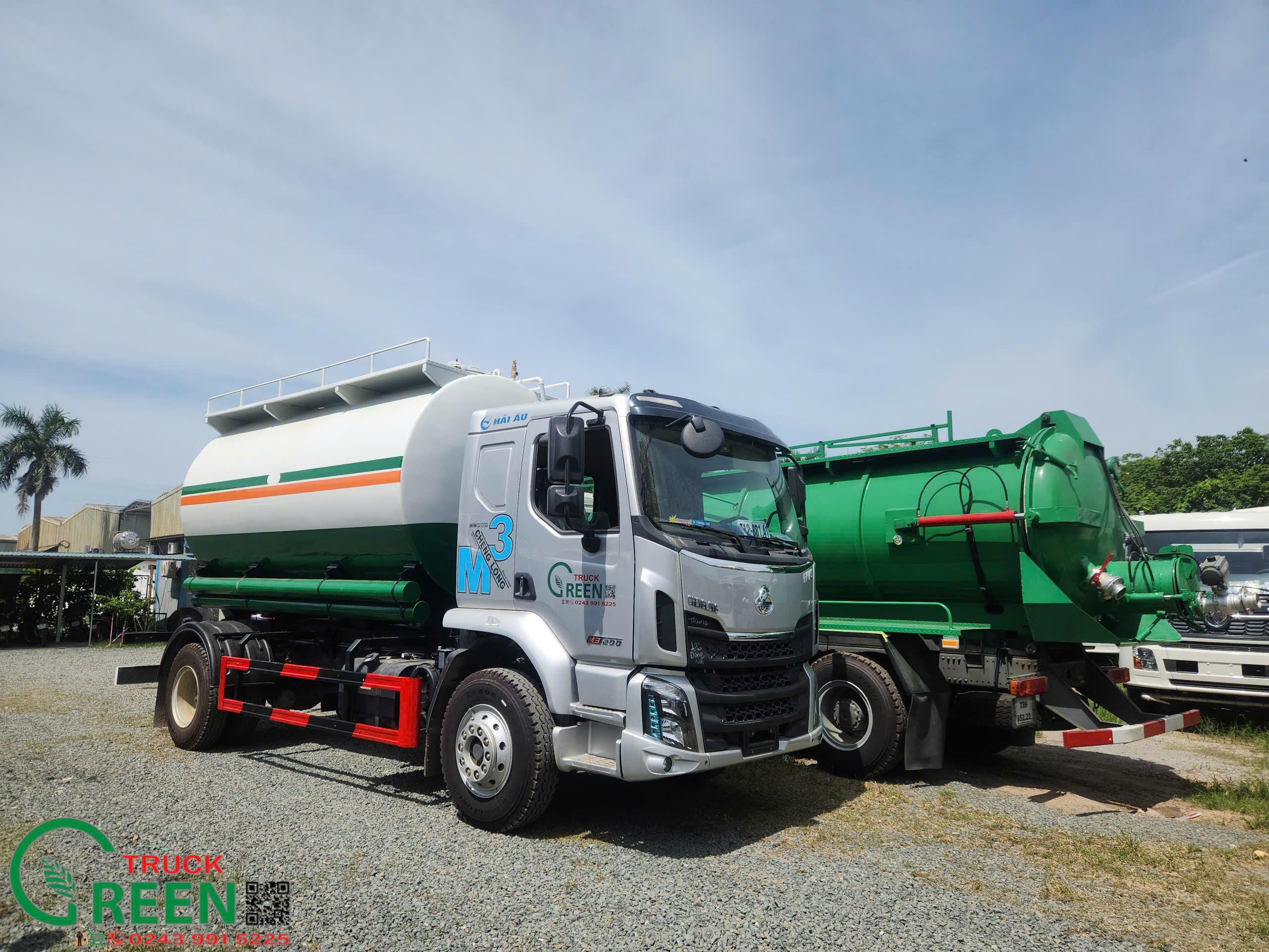	Xe chở thức ăn chăn nuôi 14 khối Chenglong - Greentruck
