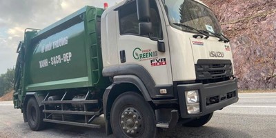 Xe cuốn ép chở rác 14 khối  ISUZU FVR34LE5 - Greentruck