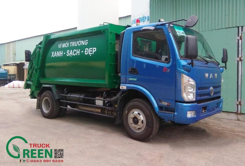 xe ép chở rác 7 khối WAW