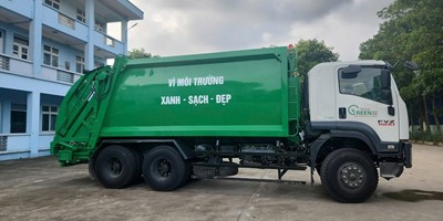 Xe cuốn ép, chở rác 22 khối  ISUZU FVZ Euro5 Greentruck sản xuất