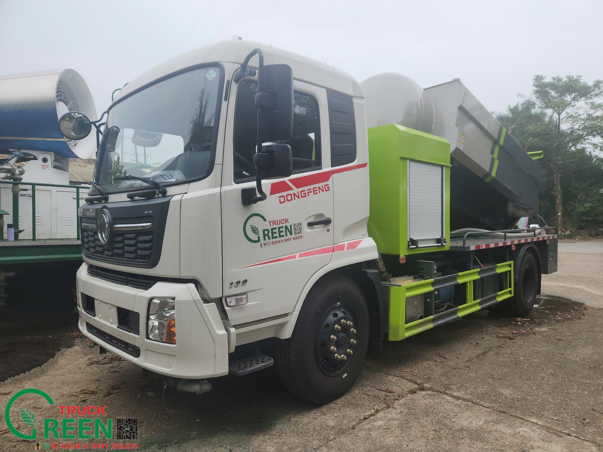 Xe thông cống áp lực cao 7.8 khối Dongfeng DFCV - Greentruck