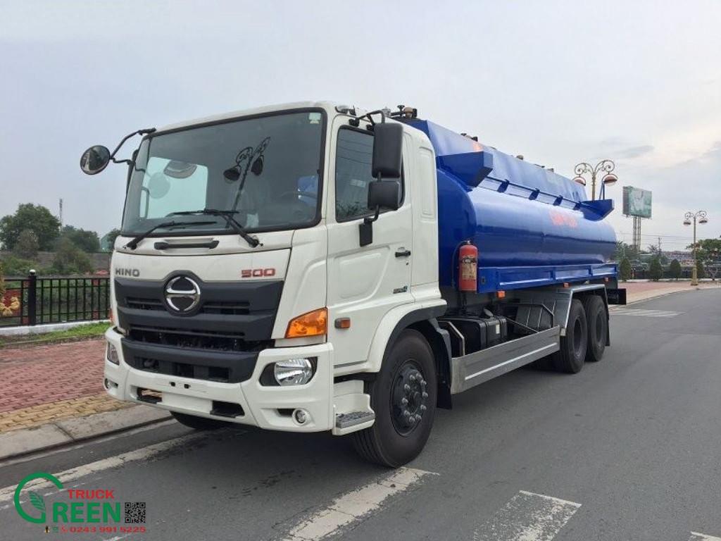 Xe téc bồn chở xăng dầu 18 khối HINO FM8JN7A-Q